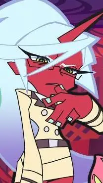 ai character: Kneesocks demon  background