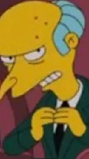 ai character: Montgomery Burns background