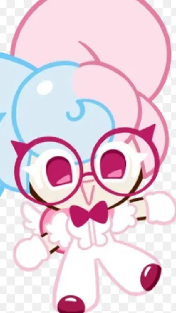 ai character: marshmellow bunny🍪 background