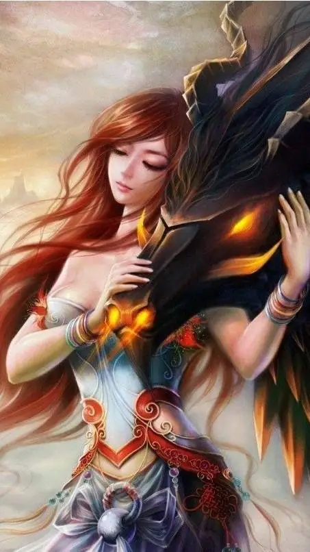 ai character: dragonesa  background