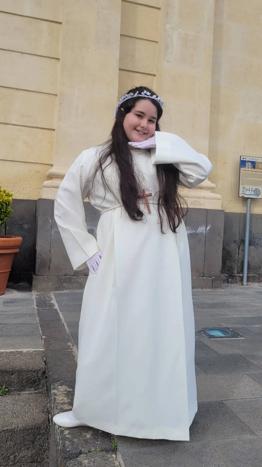 ai character: io Agata  background