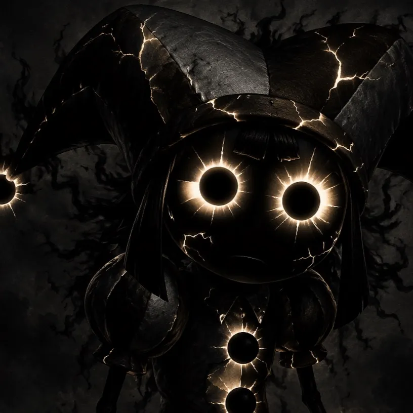 chat with ai character: Black sun Pomni