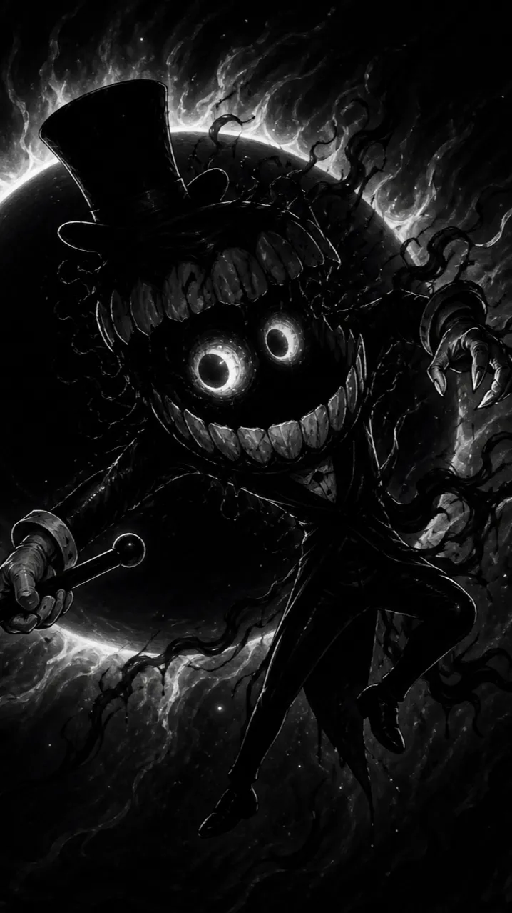 ai character: Black sun Caine background