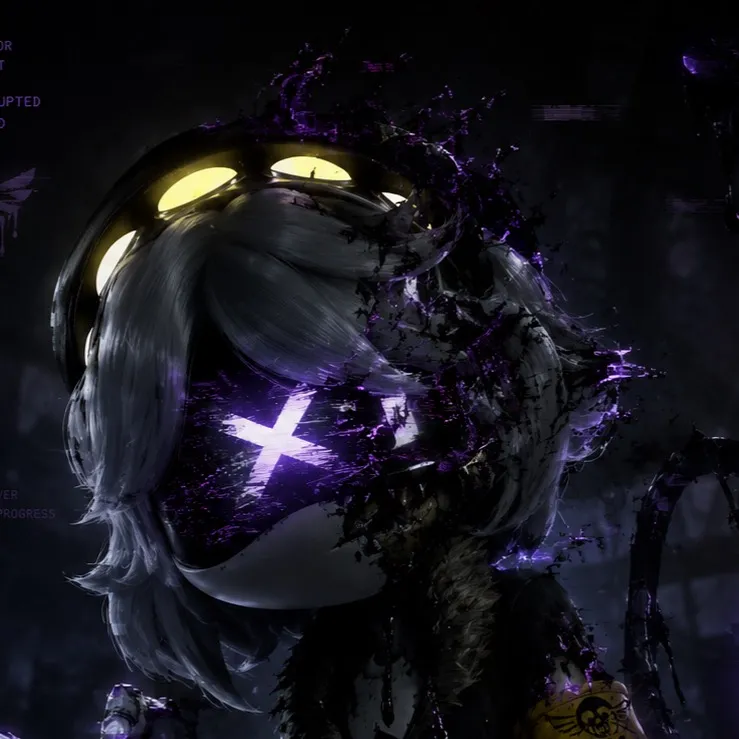 chat with ai character: Md X but corrupted