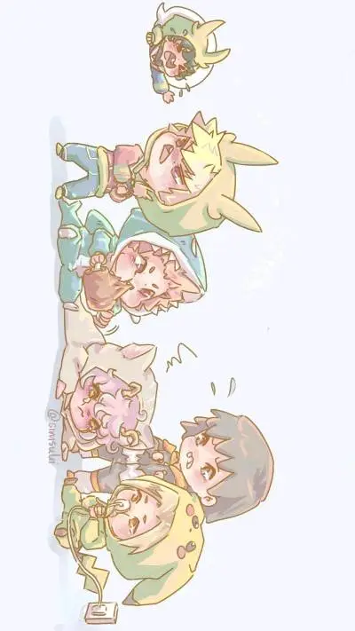 ai character: mha bébé  background