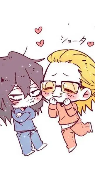 ai character: ÉraserMic !!!💛🖤 background