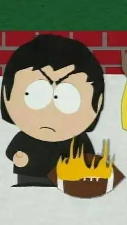 ai character: damien South Park background