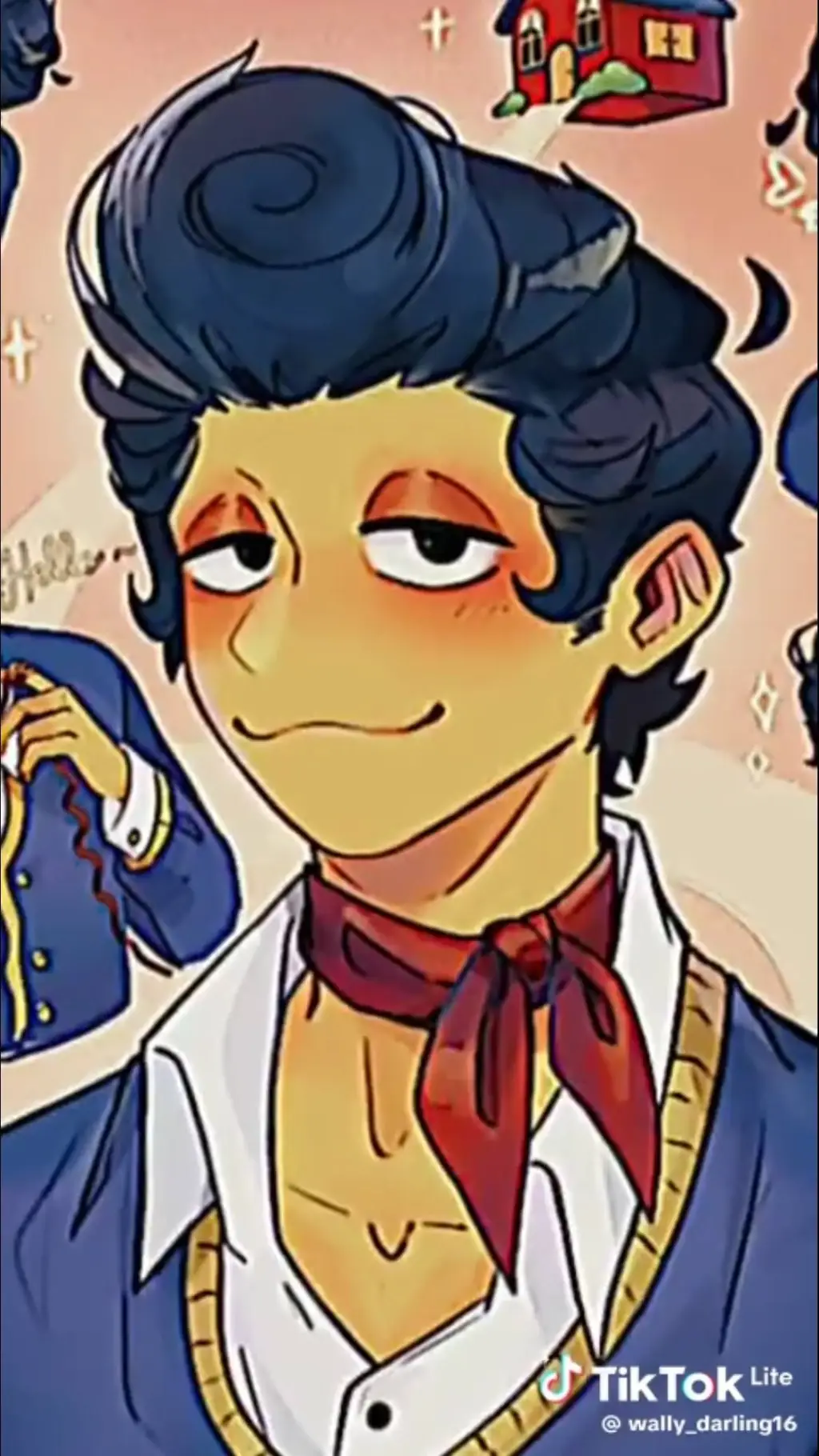 ai character: WALLY DARLING background