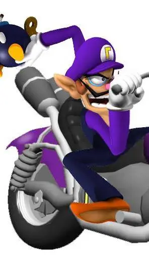 ai character: waluigi enojado background