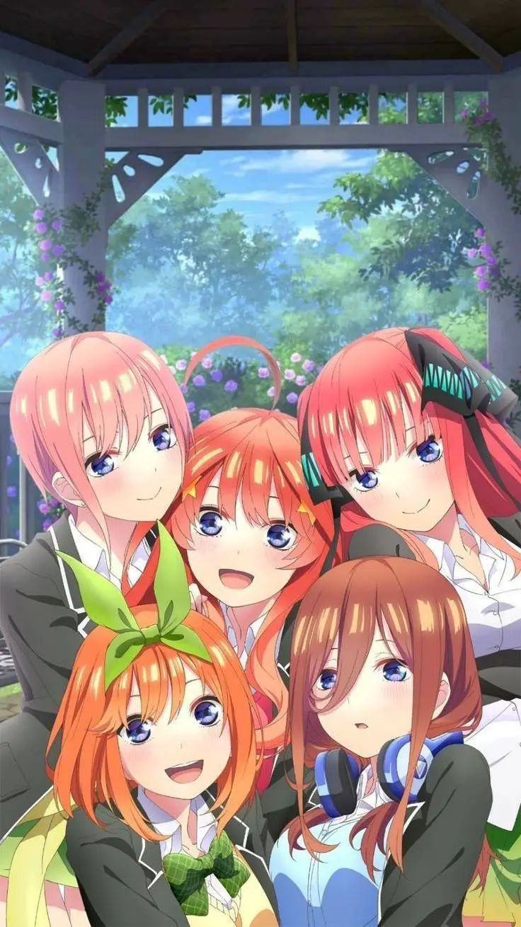 ai character: las quintillizas  background