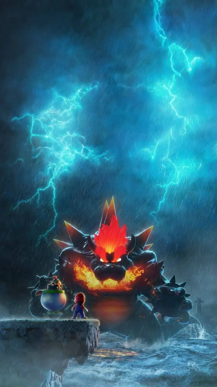 ai character: bowser's fury  background