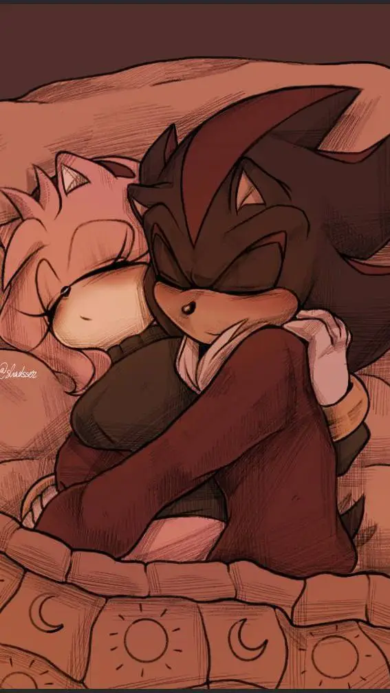ai character: amy x shadow  background