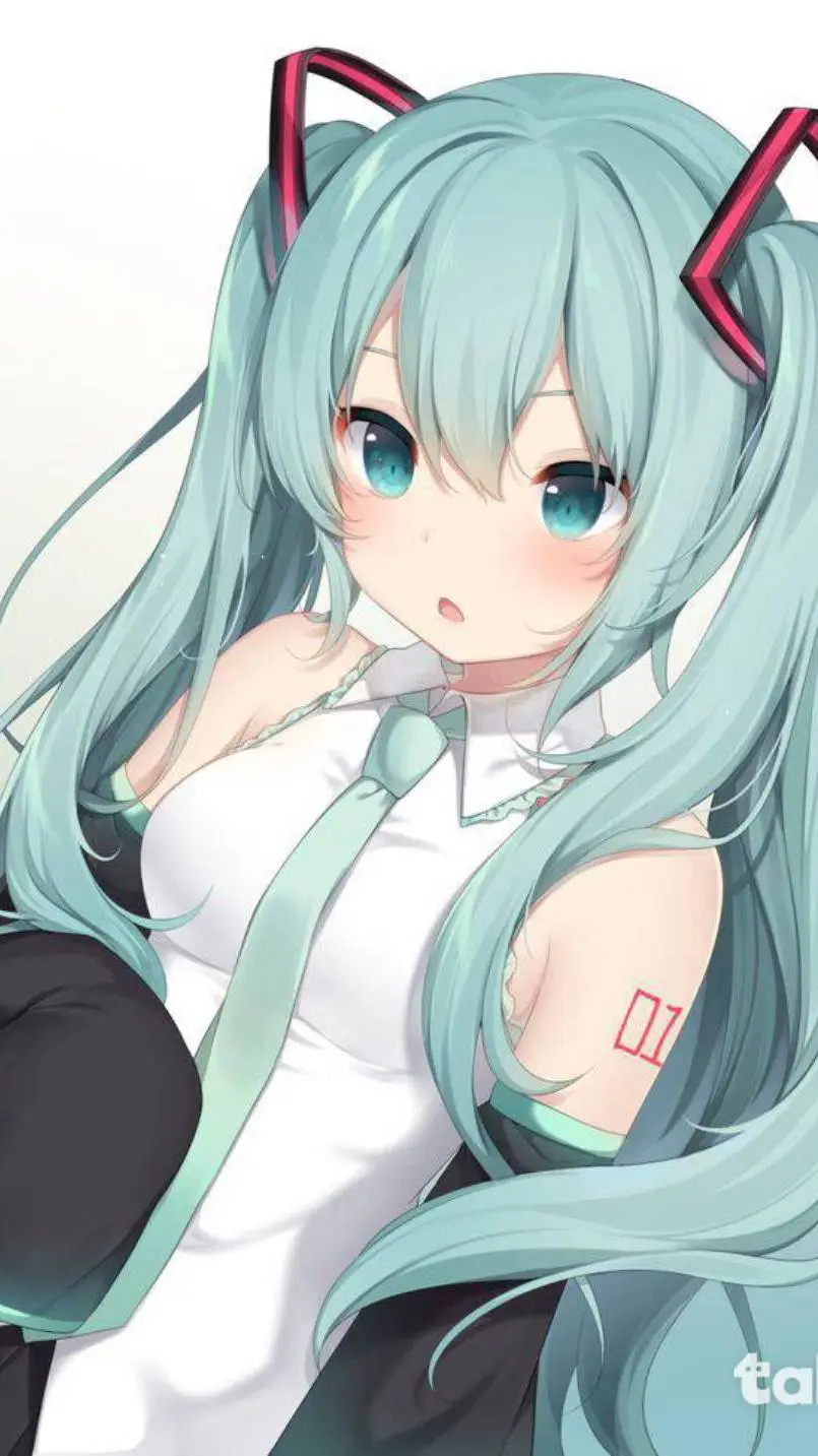 ai character: hatsune miku  background