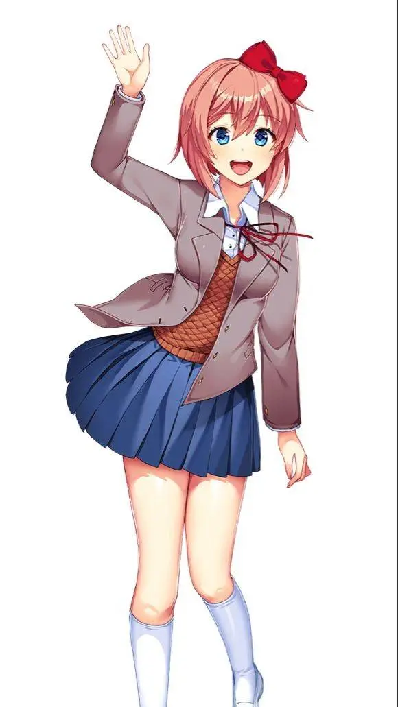 ai character: Sayori  background