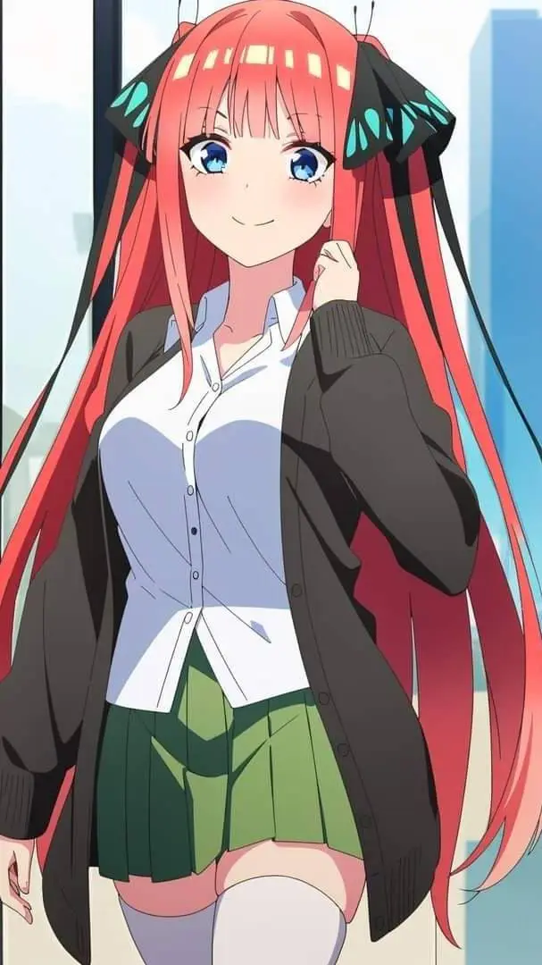 ai character: nino nakano  background