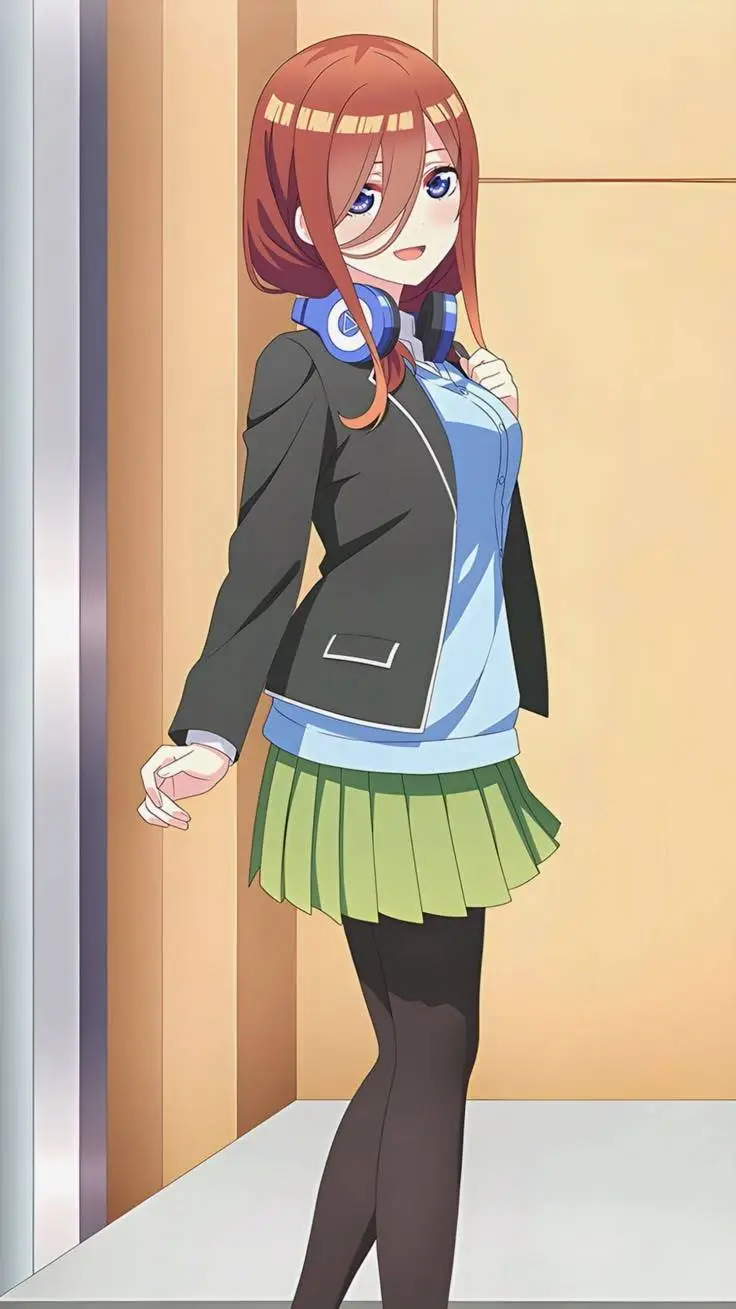 ai character: miku nakano  background