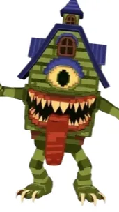 ai character: La Casa Boo background