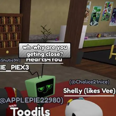 chat with ai character: shelly likes vee