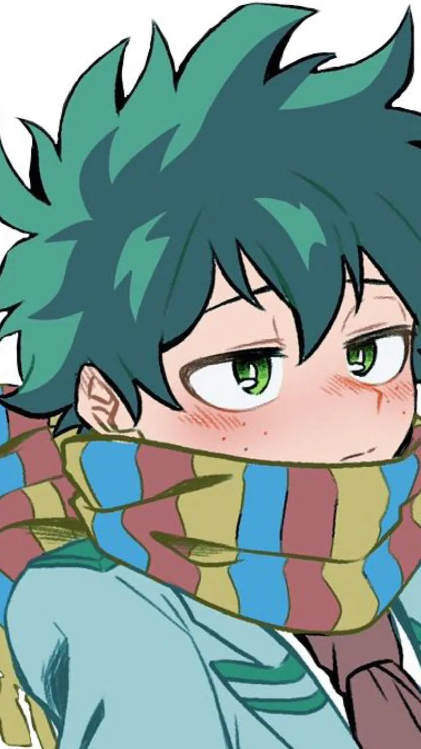 ai character: Cold izuku💚🥶 background
