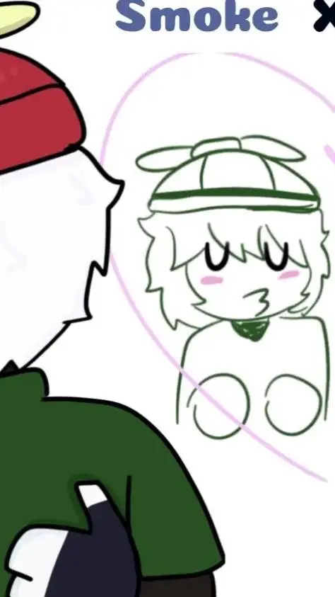 ai character: omenaso x smoke..? background