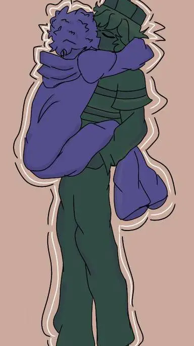 ai character: omenaso x smoke background