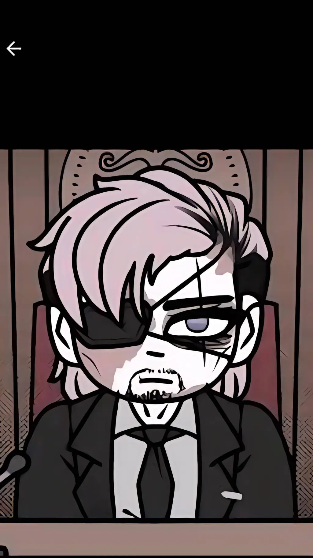 ai character: Harvey  background