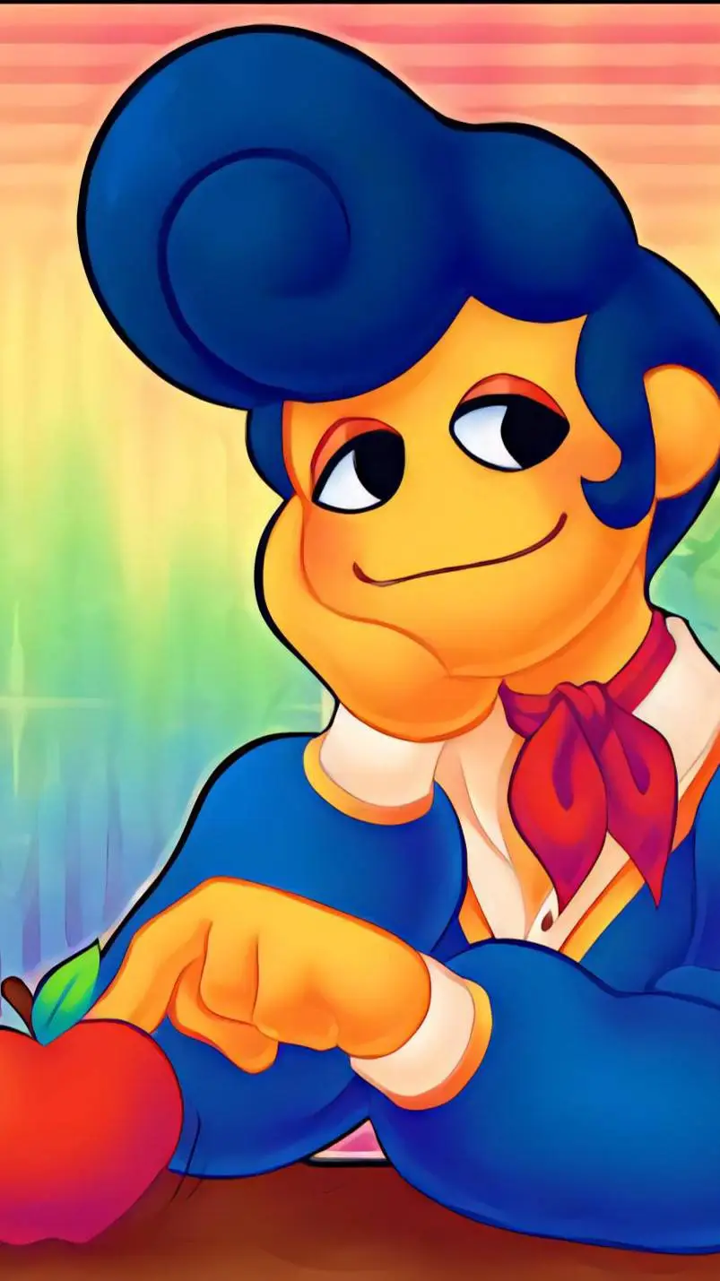 ai character: Wally darling  background