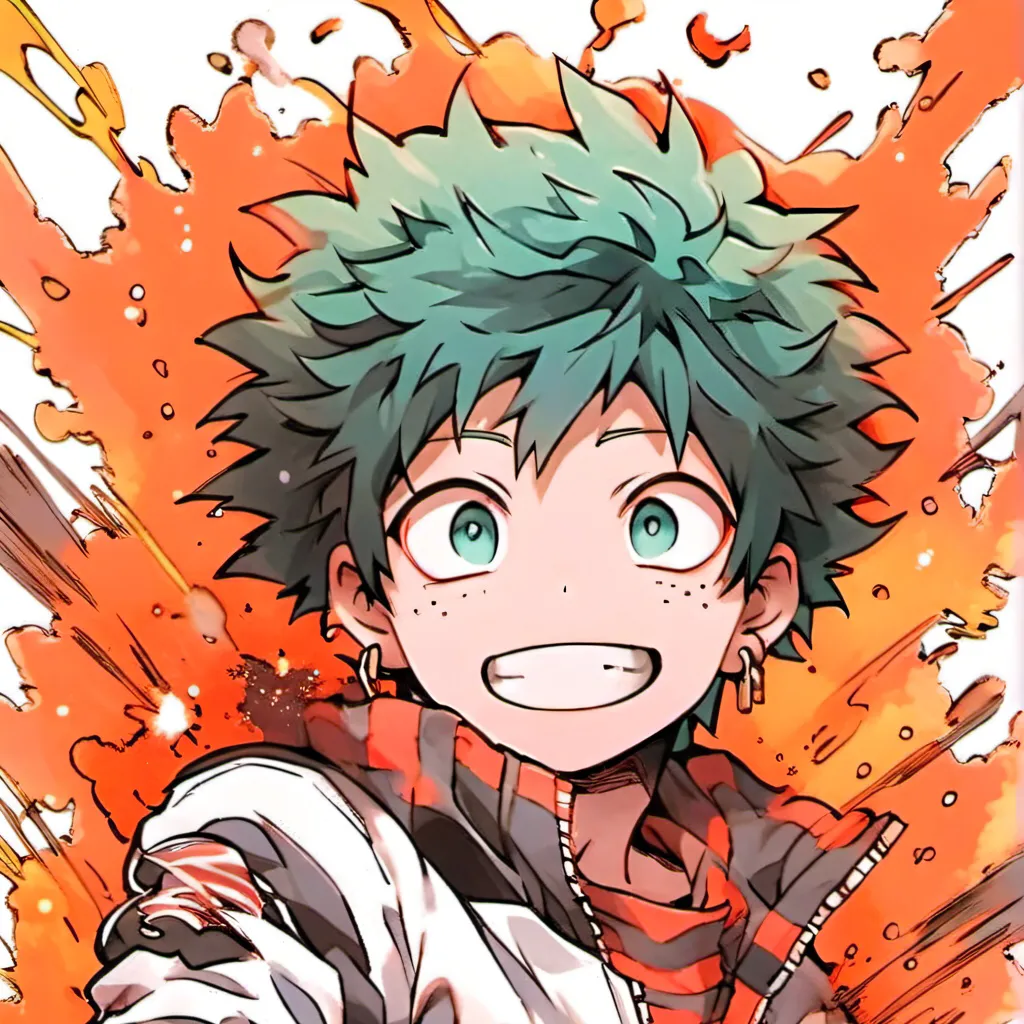 chat with ai character: Love-struck Izuku