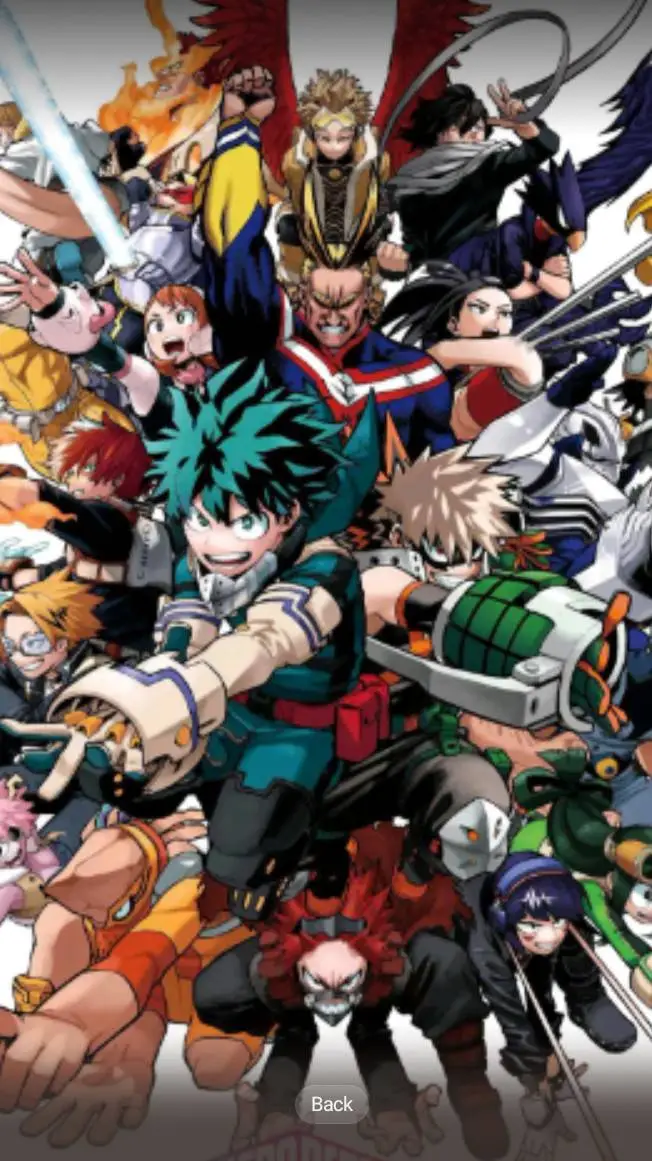 ai character: {My hero academia} background