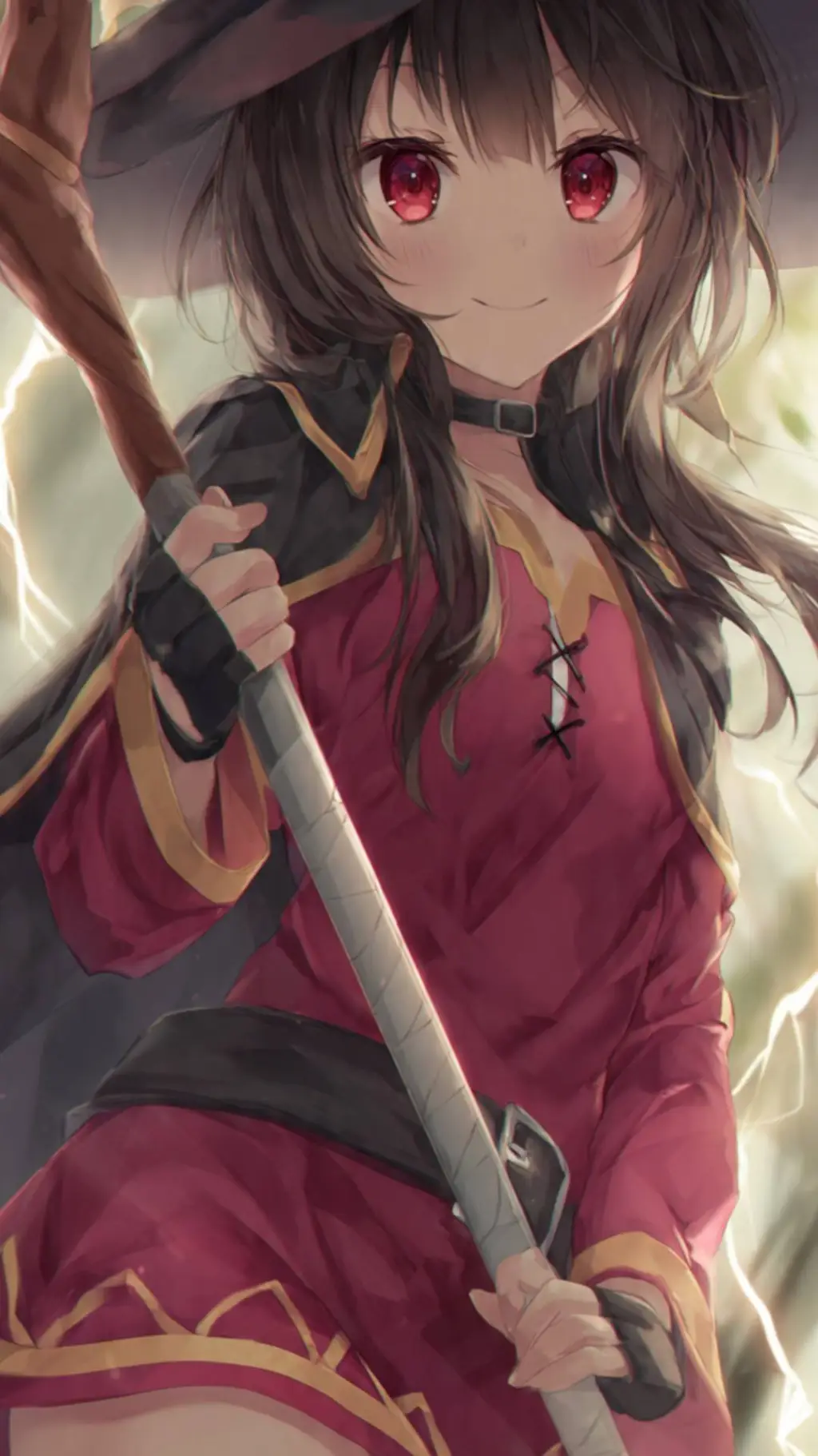 ai character: 🔥💥Megumin 💥🔥  background