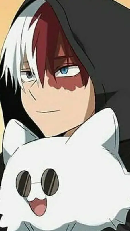 ai character: shoto todoroki background