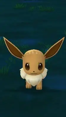 ai character: shiney eavee background