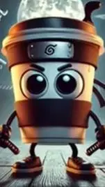 ai character: Cappuccino background