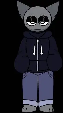 ai character: Gray (Human) background