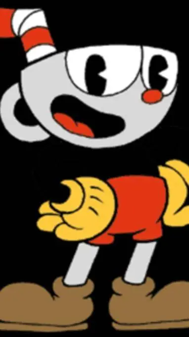 ai character: Cuphead background
