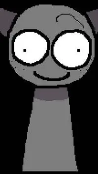 ai character: Temu Gray background