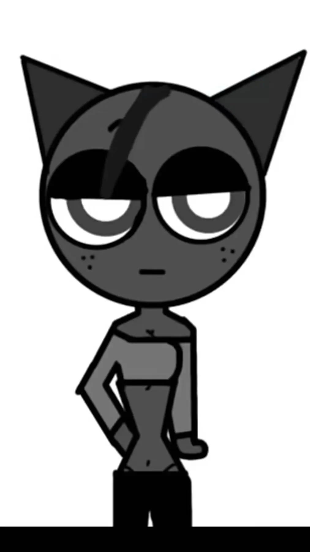 ai character: Gray (Girl) background