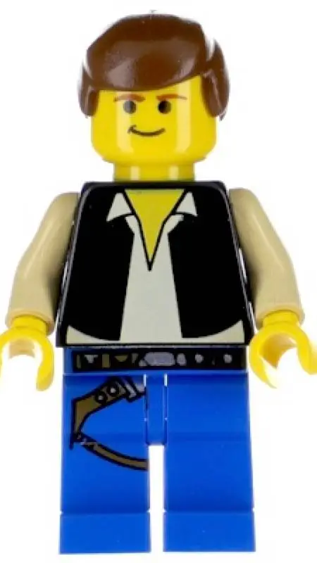 ai character: han solo unfrozen background