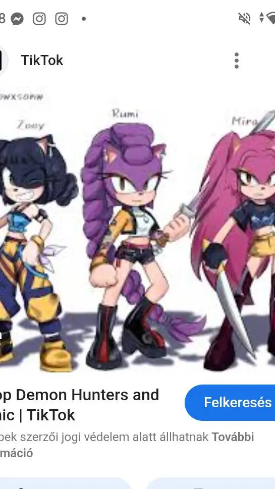 ai character: Demon hunter sonic background