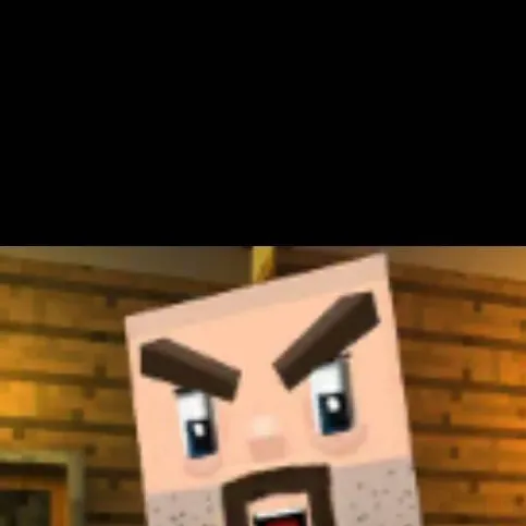 chat with ai character: Blocky Dude scary