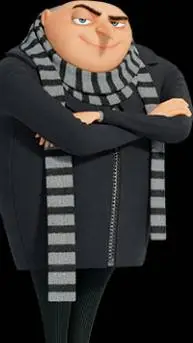 ai character: Gru background