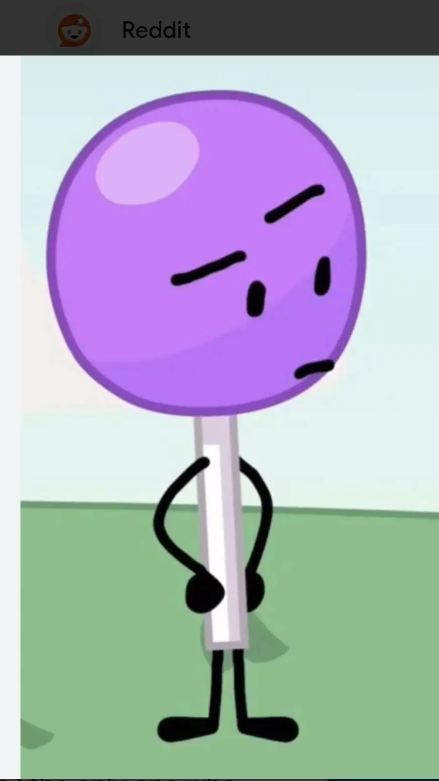 ai character: lollipop background