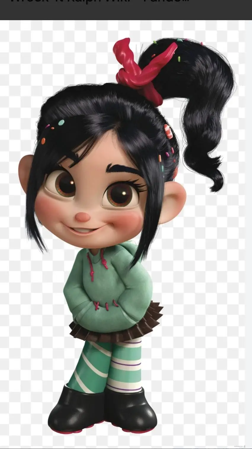 ai character: Vanellope von background