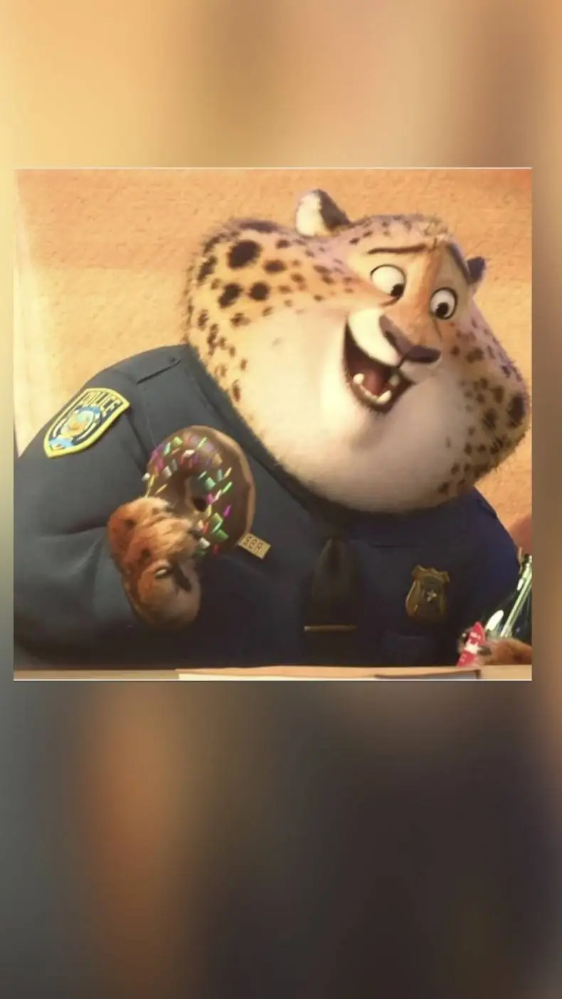 ai character: Officer Clawhauser background