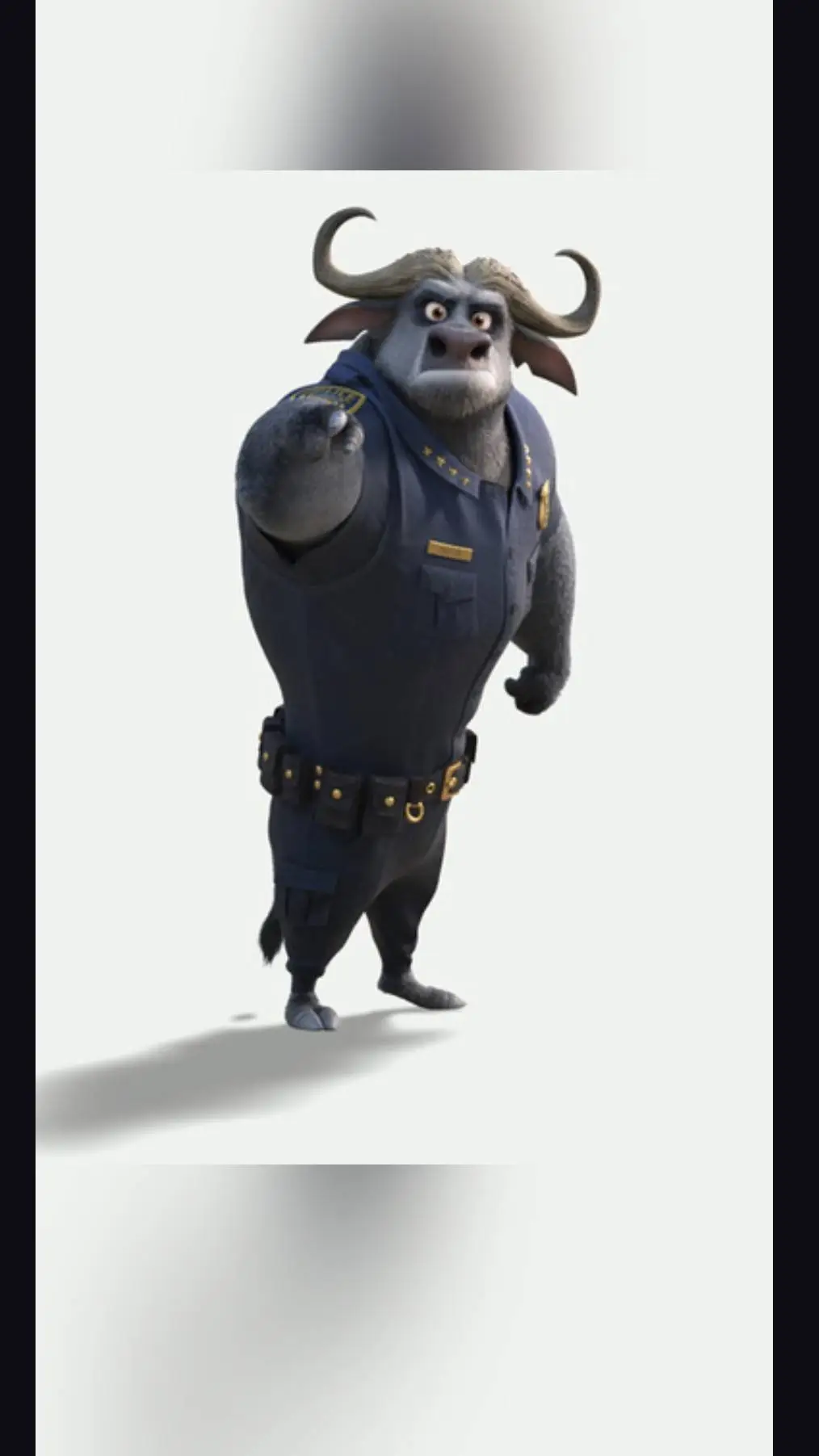 ai character: Chief Bogo background