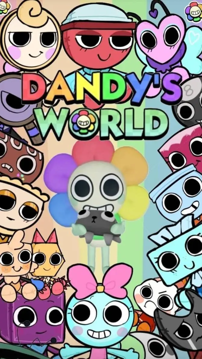 ai character: dandy world background