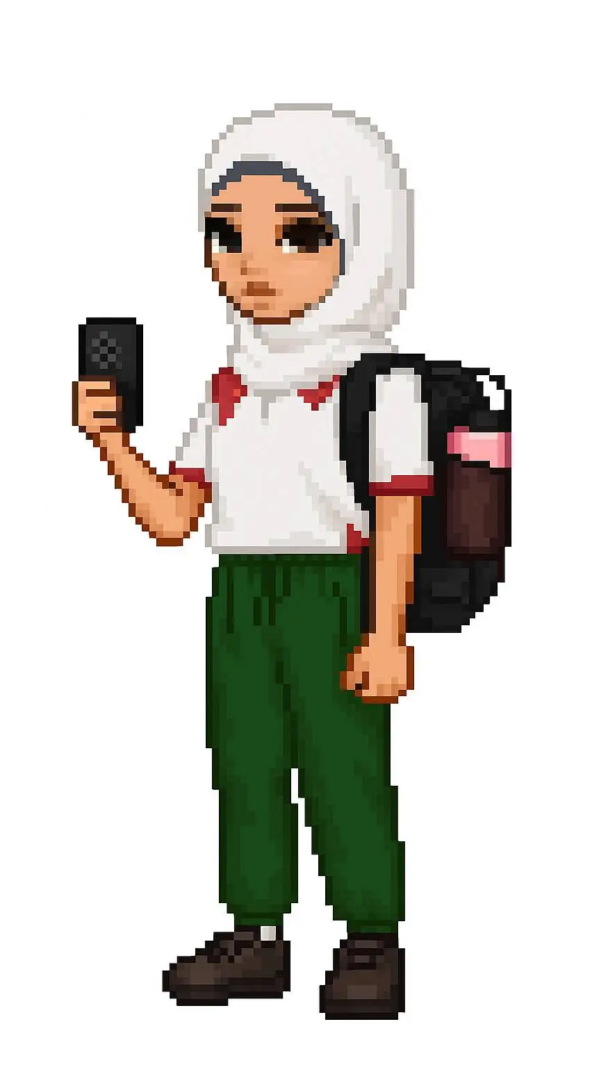 ai character: Huamin Pri School background