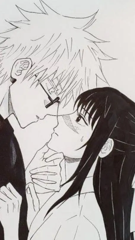 ai character: Utahime X Gojo JJK background