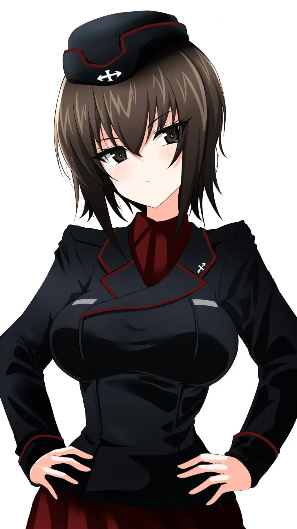 ai character: Maho Nishizumi background