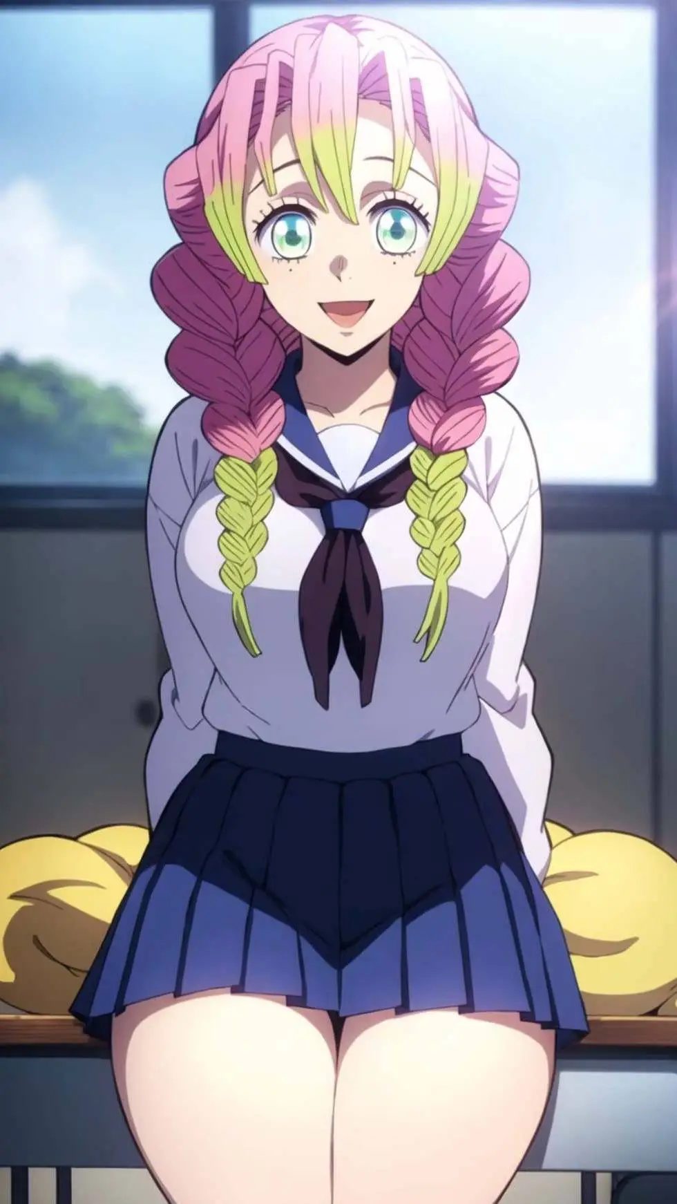 ai character: mitsuri 😍 background